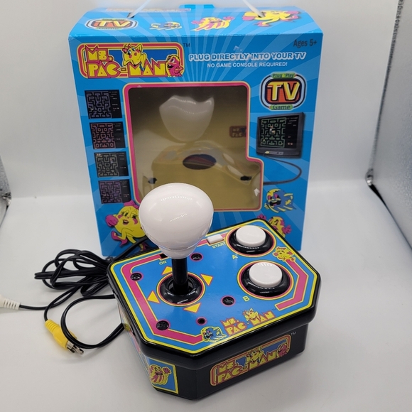 1993 MS. PAC-MAN Plug & Play Retro TV Arcade Game Namco Bandai - Picture 1 of 12